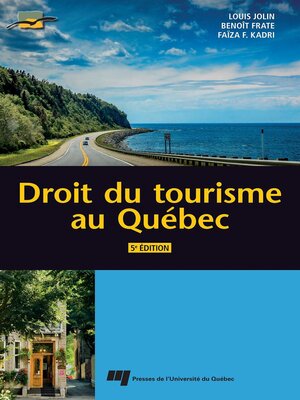 cover image of Droit du tourisme au Québec